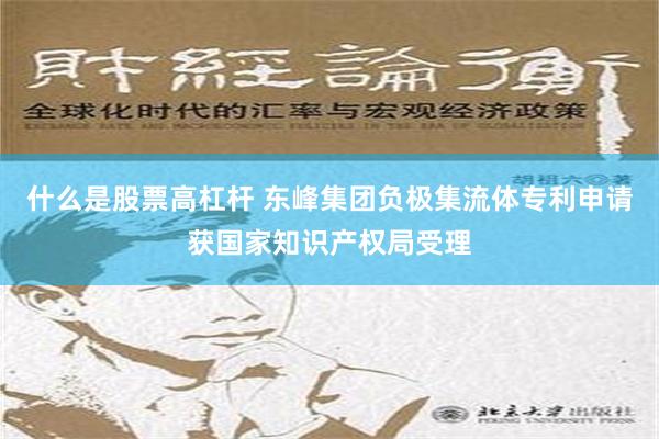 什么是股票高杠杆 东峰集团负极集流体专利申请获国家知识产权局受理